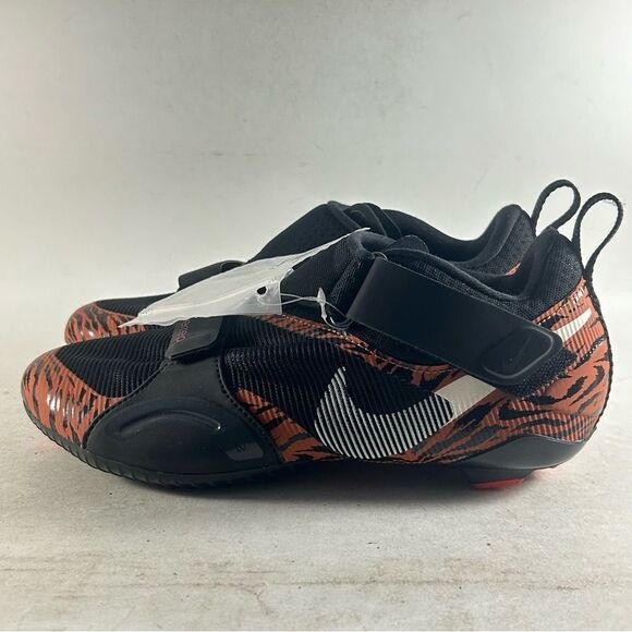 Nike SuperRep Cycle Indoor Cycling Shoes Orange Black Size 7 CJ0775-018 - Picture 3 of 8